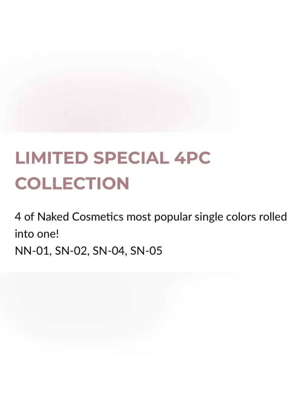 Naked Cosmetics Loose Pigment Set - 4 Stackable Eyeshadows Set in Sierra Nevada